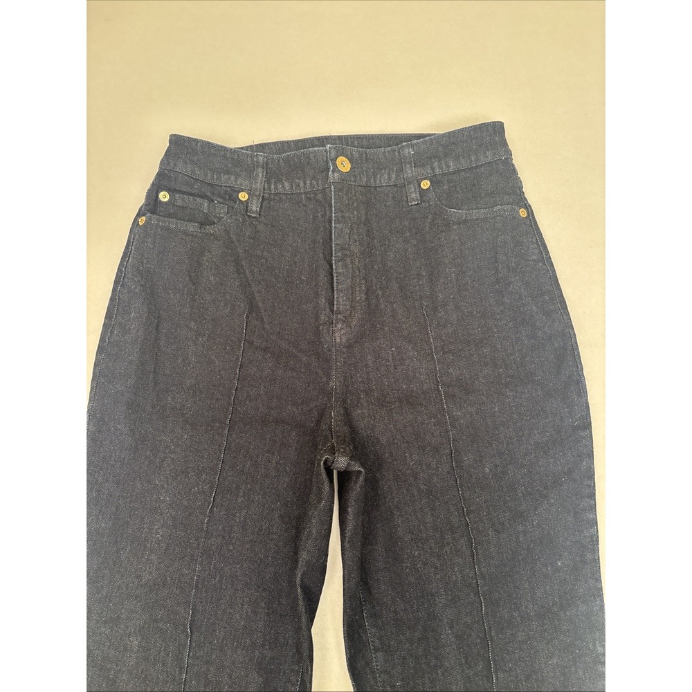 INC International Concepts Women's Seamed Bootcut Jeans (Dark‎ Indigo, 12) - Picture 3 of 6
